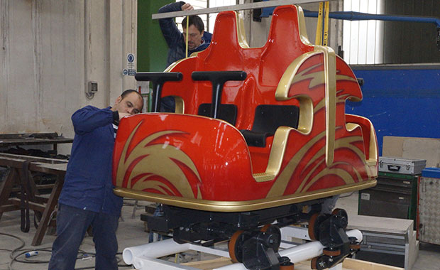 Spinning Coaster Roller Coaster